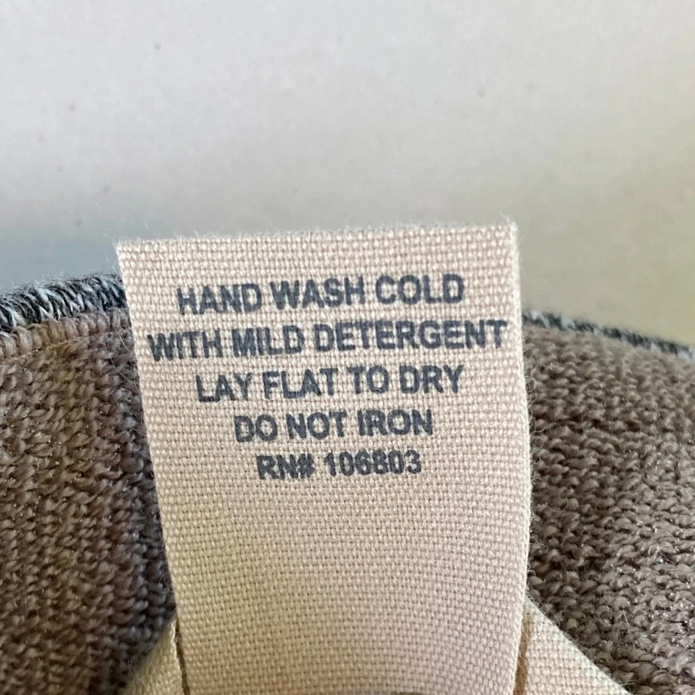Duluth Trading Company Heathered Gray Military Cap Wicking Pocket (Size S/M)